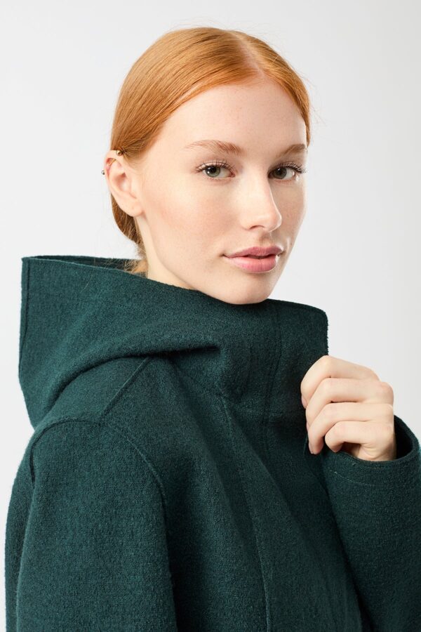 Coat Risana OCS-blended - Donkergroen - Afbeelding 5