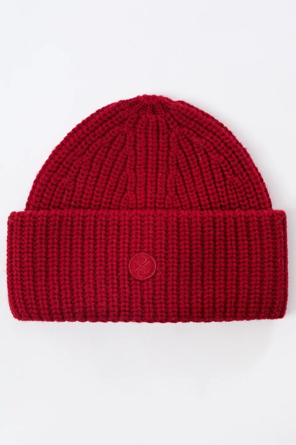 Beanie Trenton GOTS - Donkerrood