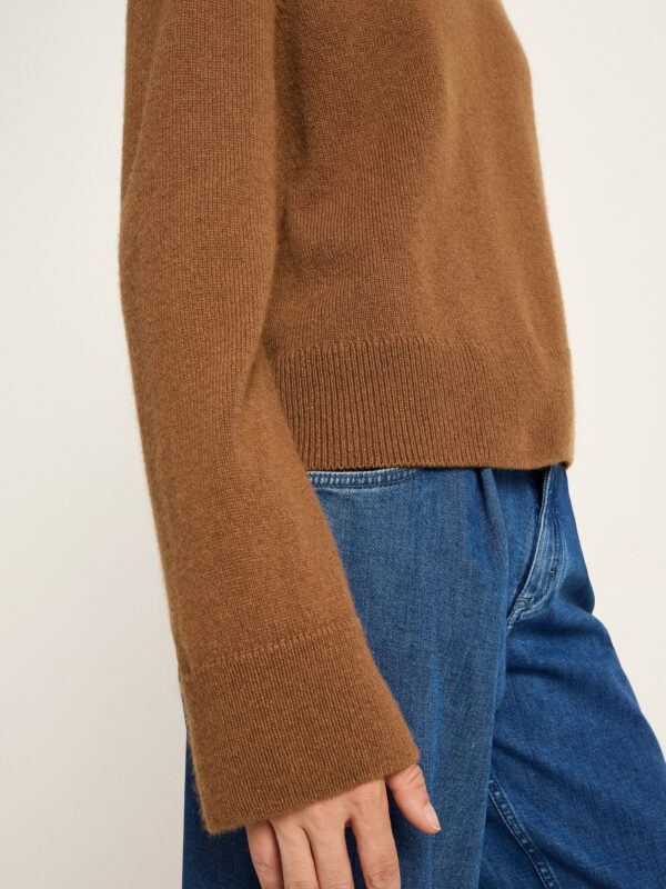 Cropped Pullover Gots - Bruin - Afbeelding 4