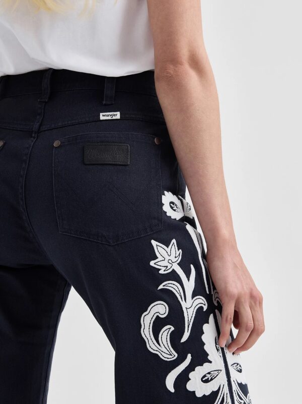 70s Flare Dark Navy - Donkerblauw - Afbeelding 4