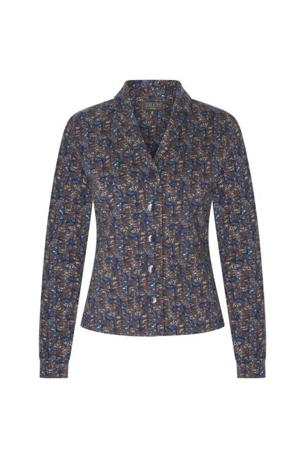Blouse Long Sleeve - Navy