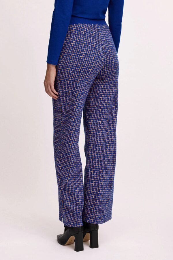 Knitted Pants With A Retro Look - Cobalt blauw - Afbeelding 2