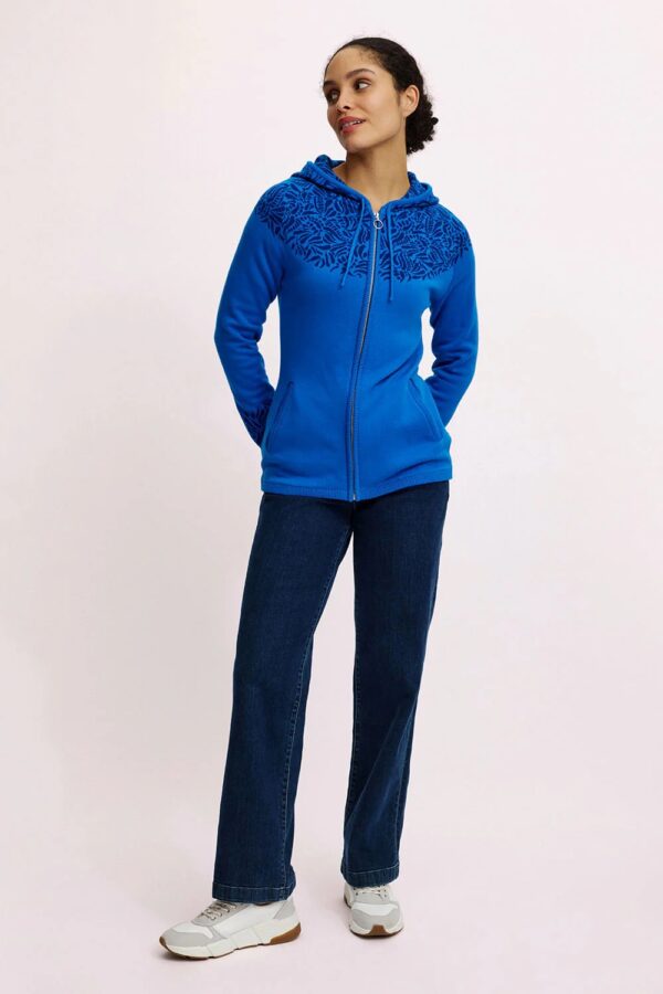 Jacquard Cardigan - Cobalt blauw - Afbeelding 3