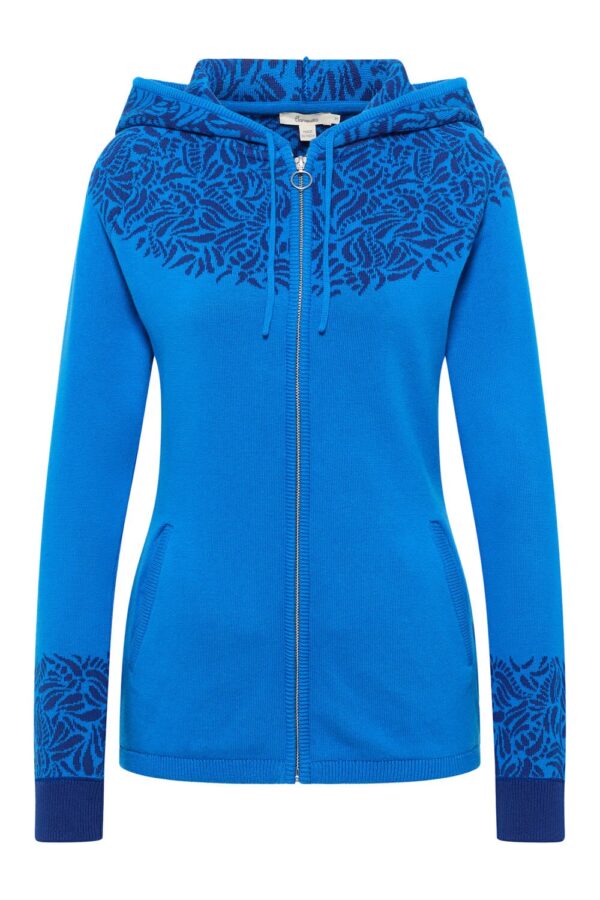 Jacquard Cardigan - Cobalt blauw - Afbeelding 5