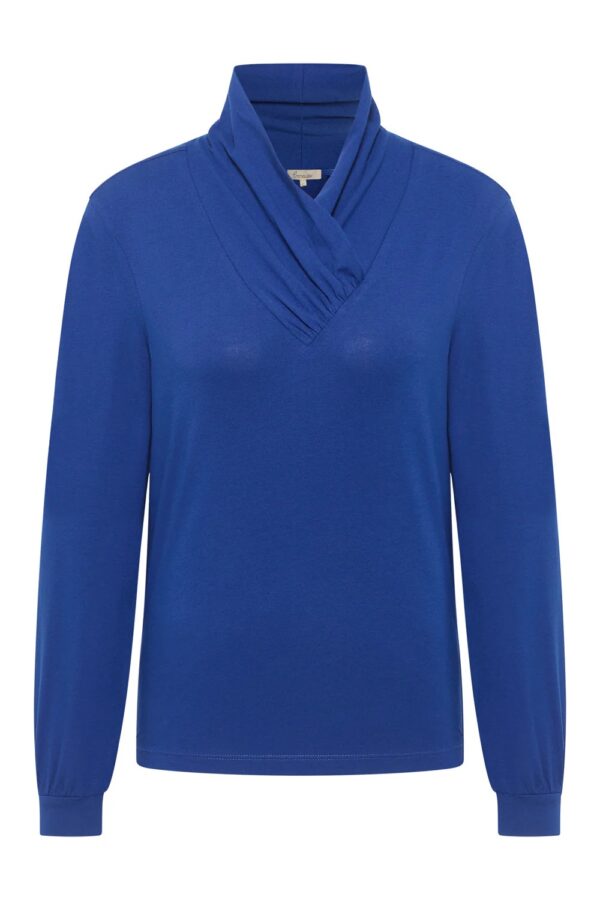 Jersey Shirt With Collar - Blauw - Afbeelding 4