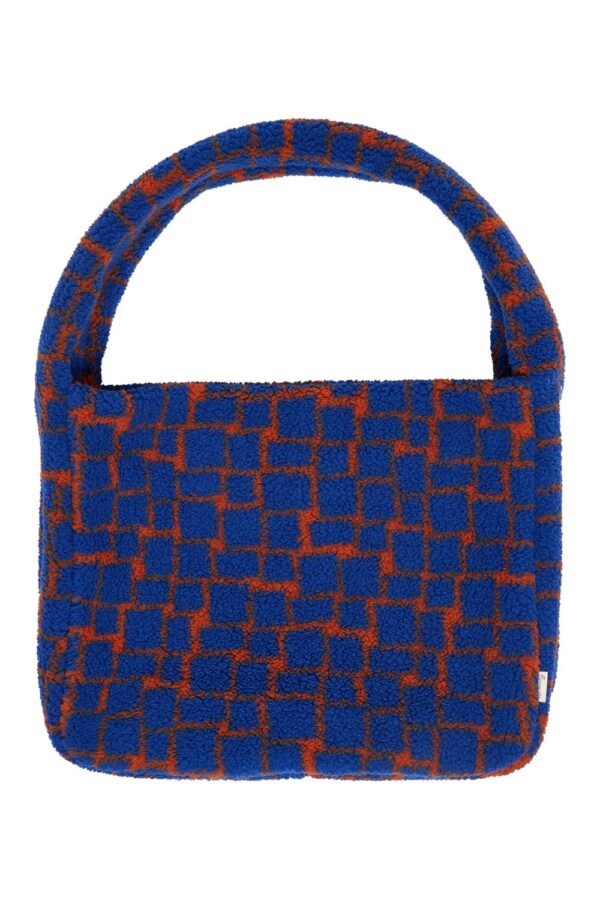 Shopper Made From Fleece - Blauw