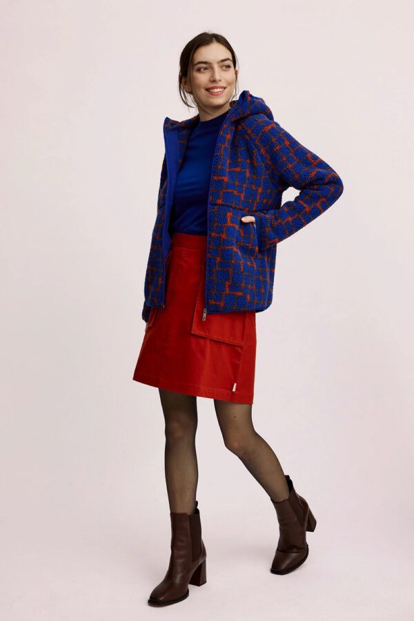 Cosy Fleece Jacket - Blauw - Afbeelding 3