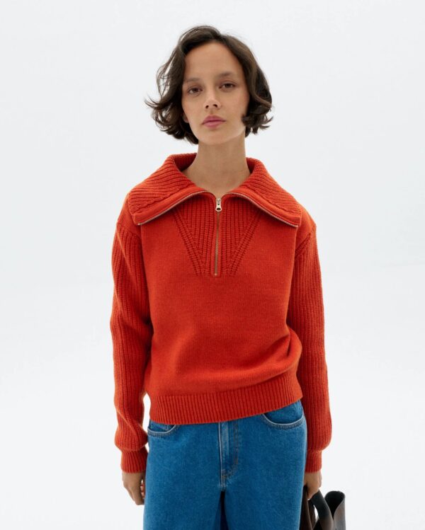 Tanit Knitted Sweater - Oranje