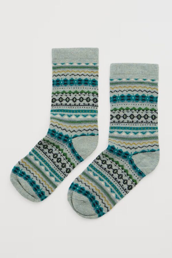 Fair Isle Socks - Multi color