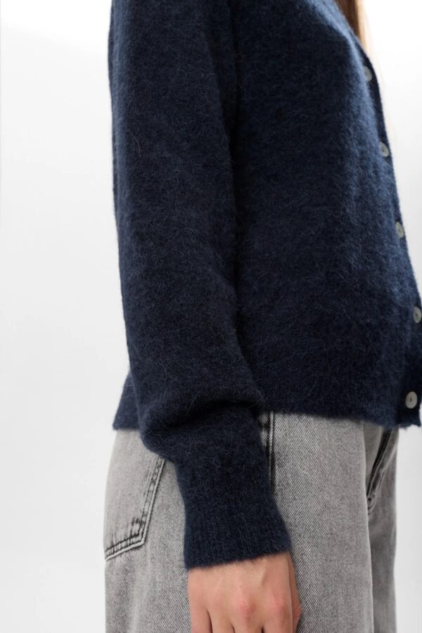 NURIETTE V-NECK CARDIGAN - Navy - Afbeelding 5