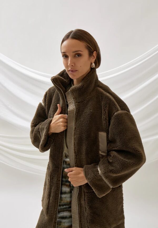 PCZoey Coat - Donkergroen
