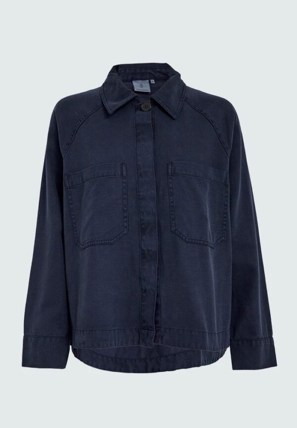 PCKelly Shirt Jacket - Donkerblauw
