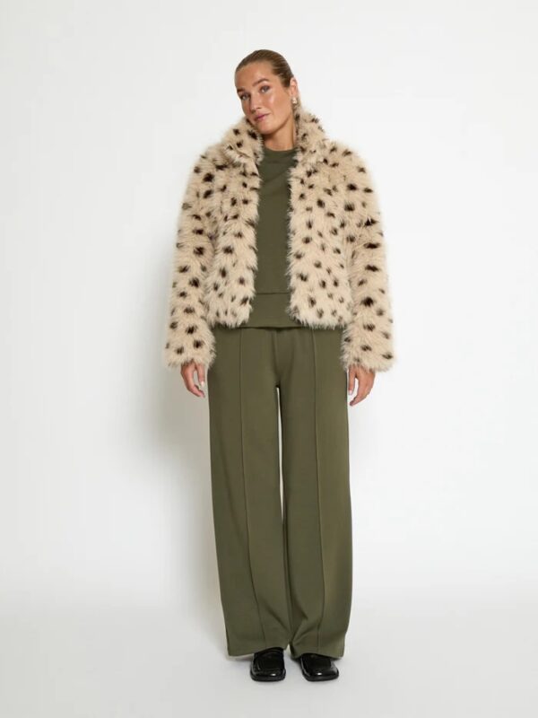 PCRandia Faux Fur Jacket - Beige - Afbeelding 3