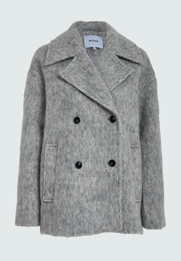 MSClover Short Coat - Lichtgrijs - Afbeelding 3