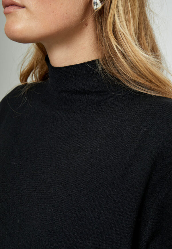 MSLupi High Neck Knit Pullover - Zwart - Afbeelding 4