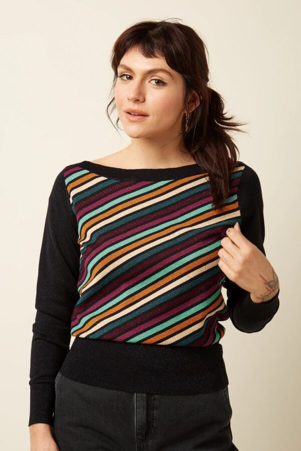 Ivy Top Lapis - Zwart