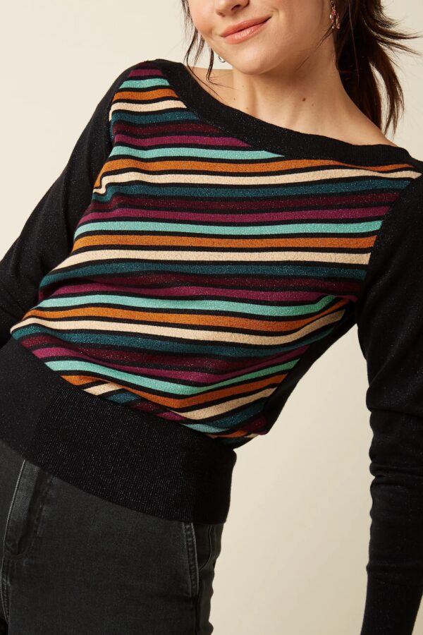 Ivy Top Lapis - Zwart - Afbeelding 2