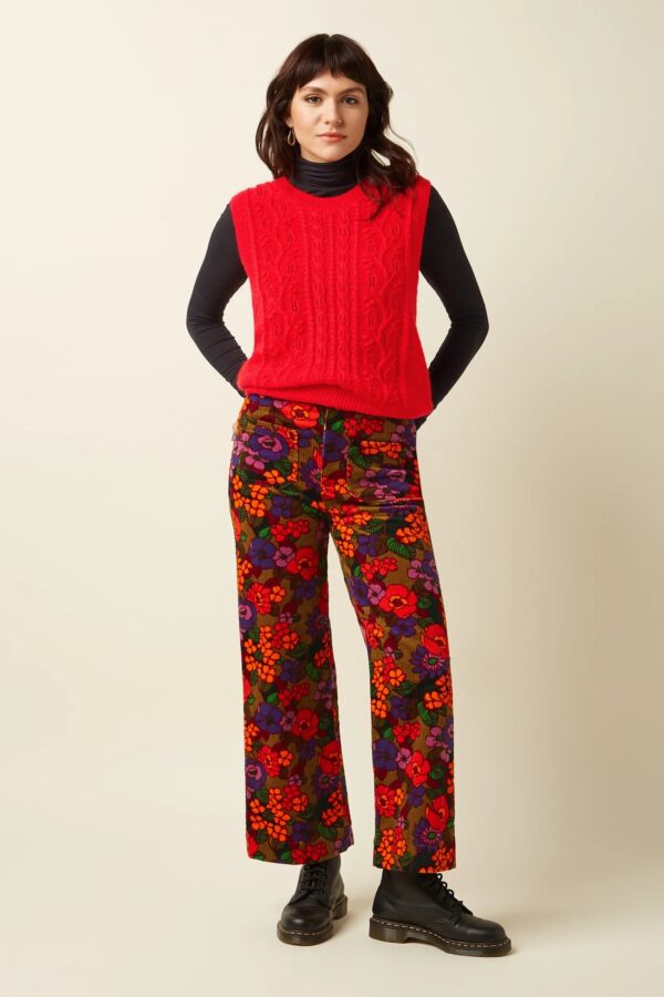 Boxy Spencer Leon - Fiery Red - Afbeelding 2