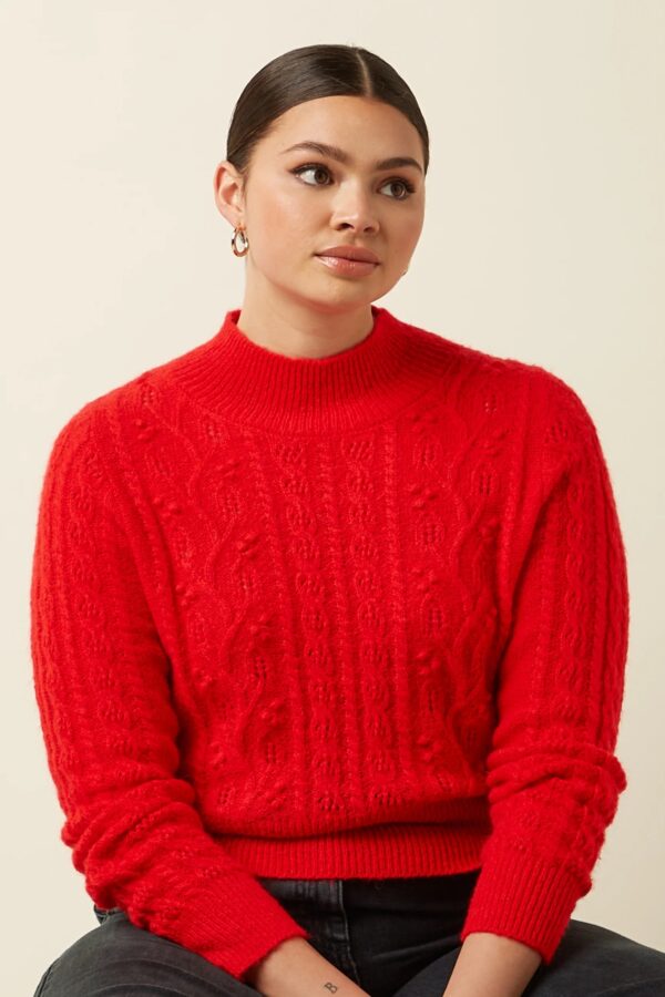 Nilde Top Leon - Fiery Red - Afbeelding 2