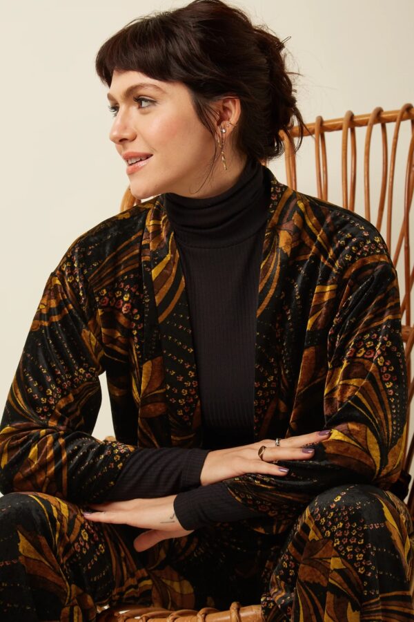 Noor Jacket Shimmy - Zwart