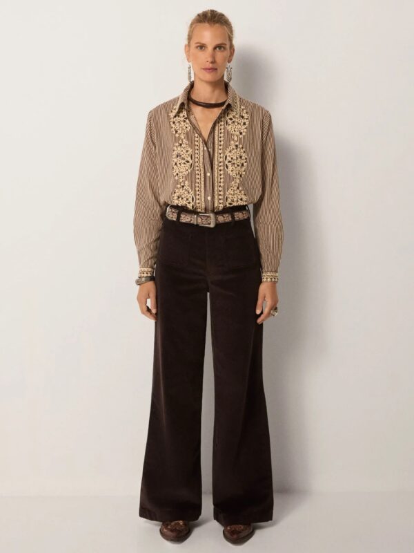 PANT MONTESCO ROMEO - Bruin - Afbeelding 4
