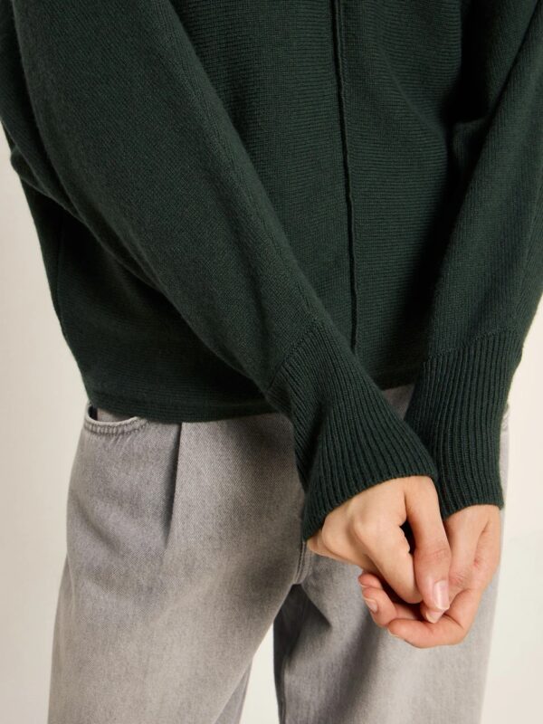 Fledermaus Pullover Gots - bordeaux rood - Afbeelding 3