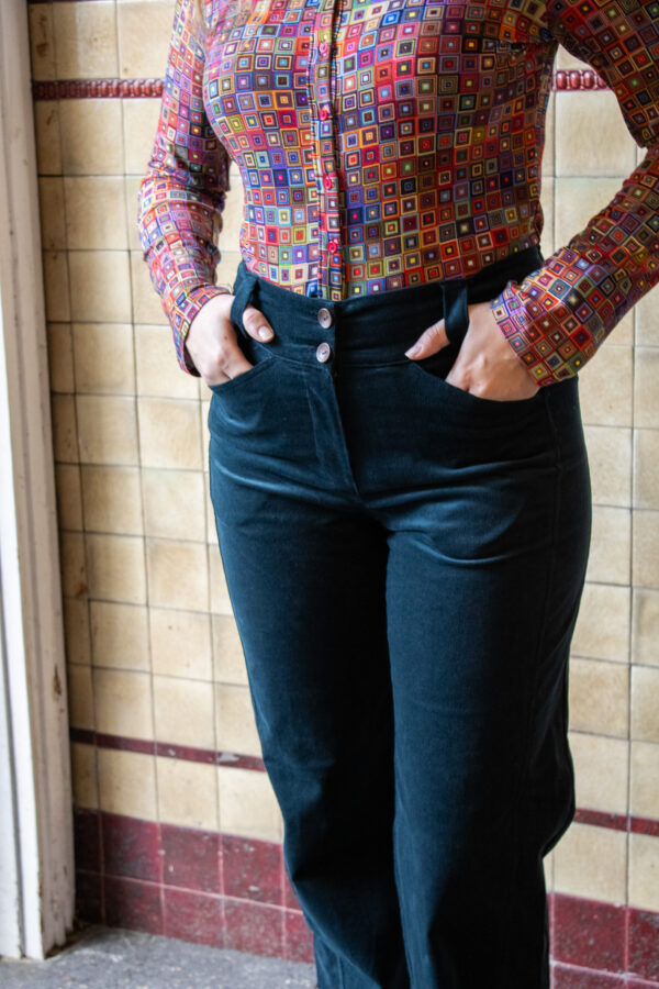 London Trousers RBS - Dark Teal - Afbeelding 4
