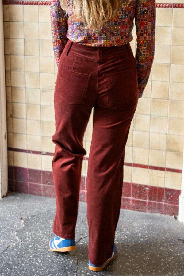 London Trousers RBS - Maroon - Afbeelding 3