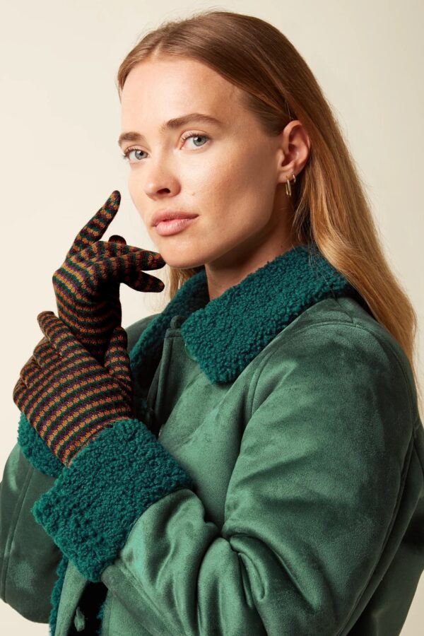 Glove Lush - bordeaux rood