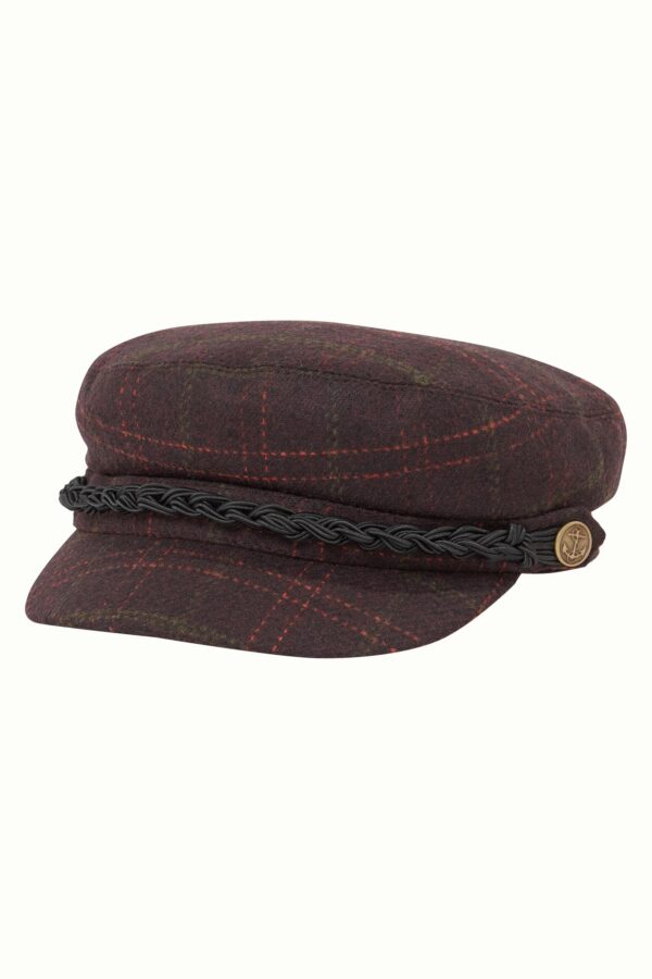Sailor Cap Tweedy - bordeaux rood - Afbeelding 3