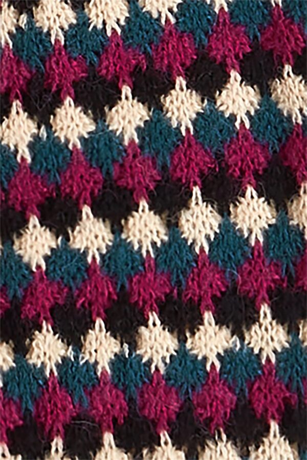 Scarf Flora - Zwart - Afbeelding 3