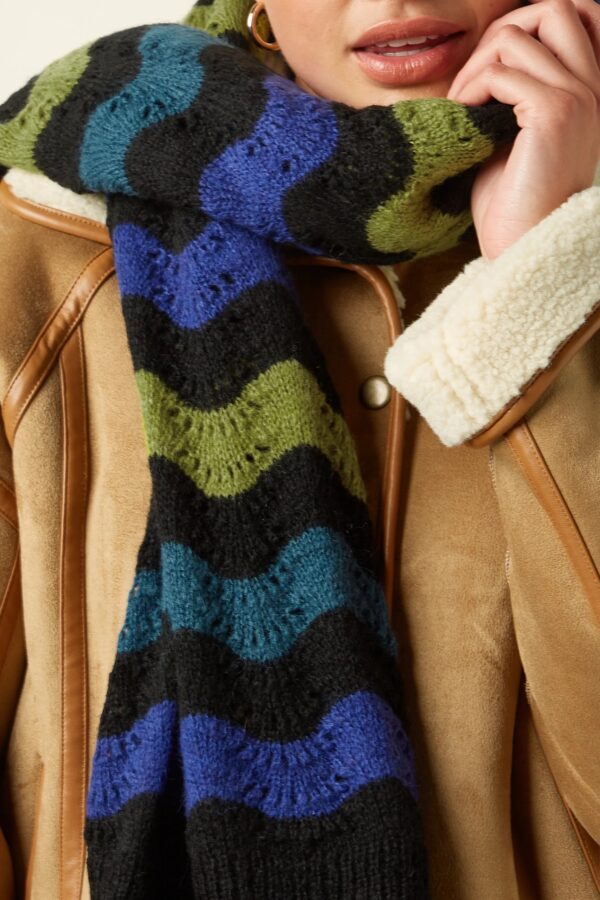 Scarf Botany - Zwart - Afbeelding 2