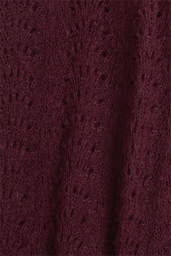 Scarf Ajour Carre - Porto Red - Afbeelding 3