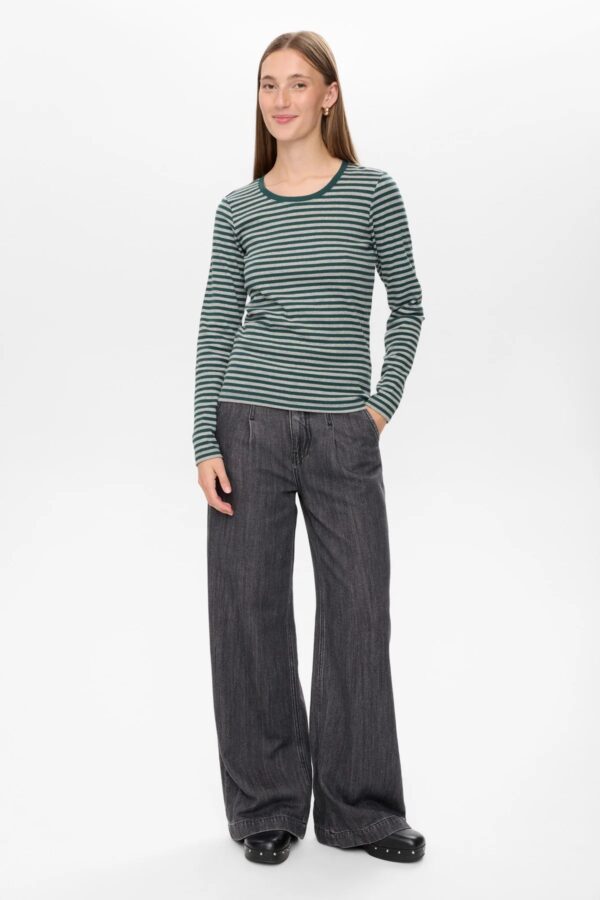NUMELANY LS BLOUSE - Donkergroen - Afbeelding 3