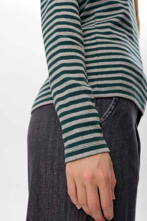 NUMELANY LS BLOUSE - Donkergroen - Afbeelding 4