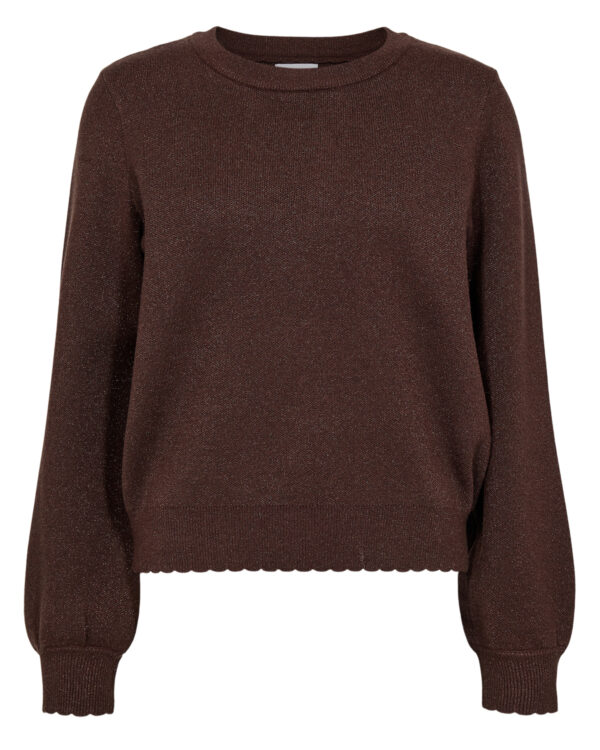NUBIR SOLID PULLOVER - Bruin