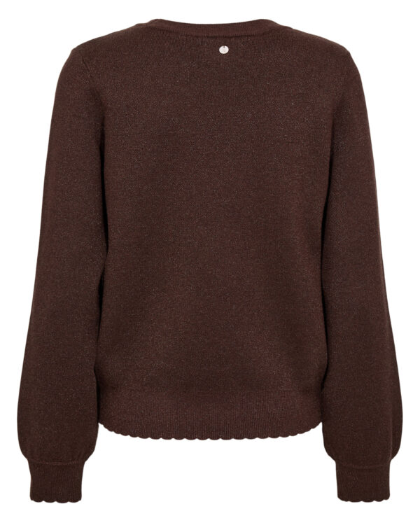 NUBIR SOLID PULLOVER - Bruin - Afbeelding 2