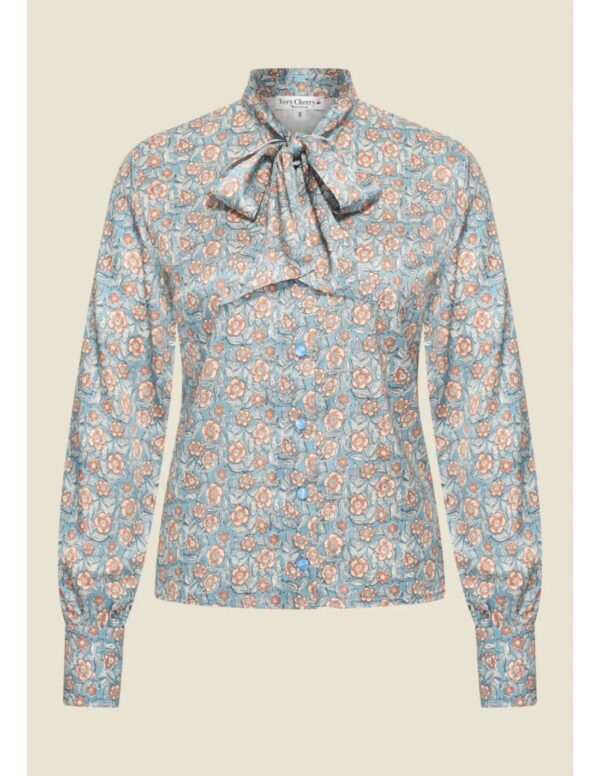 Ruffle Blouse Autumn Bloom - Bloemen print multi - Afbeelding 3