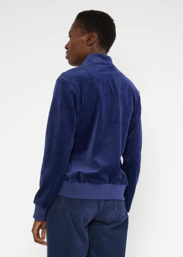 Velvet Harmony Bomber Jacket - Indigo - Afbeelding 3
