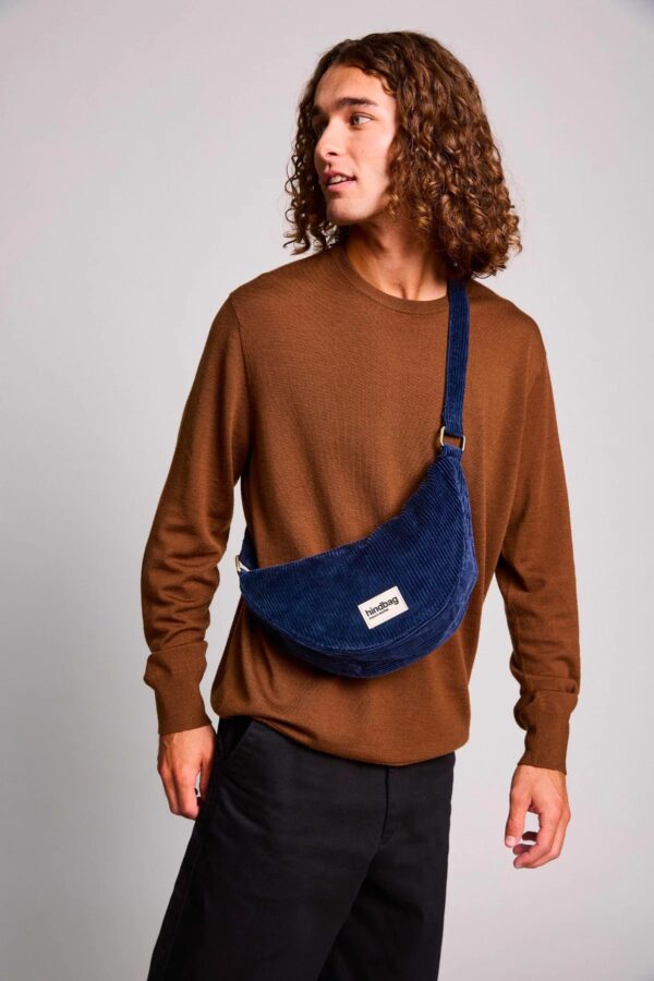 Andrea Fanny Pack - Navy Corduroy