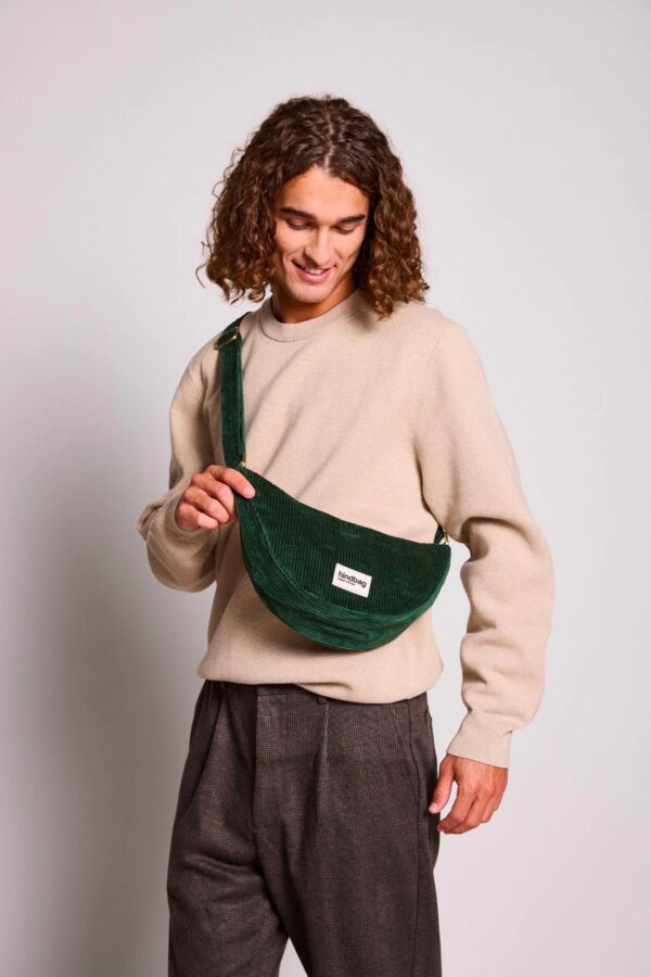 Andrea Fanny Pack - Pine Green Corduroy - Afbeelding 3