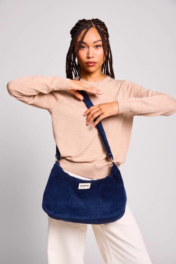 Rosa Bag - Navy Corduroy - Afbeelding 3