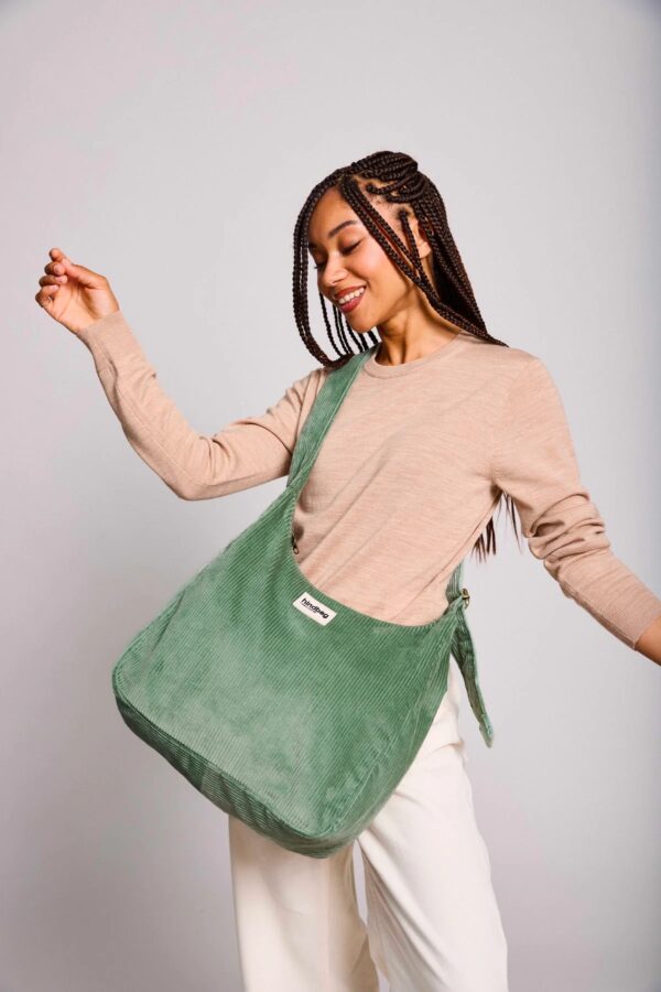 Claire Bag - Mint Groen Corduroy