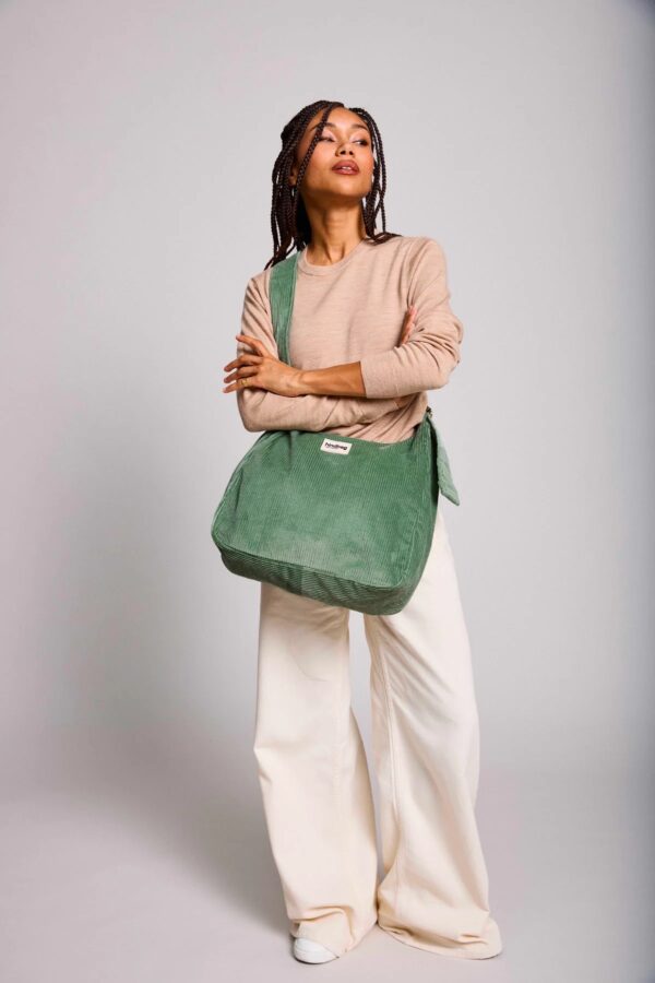 Claire Bag - Mint Groen Corduroy - Afbeelding 4