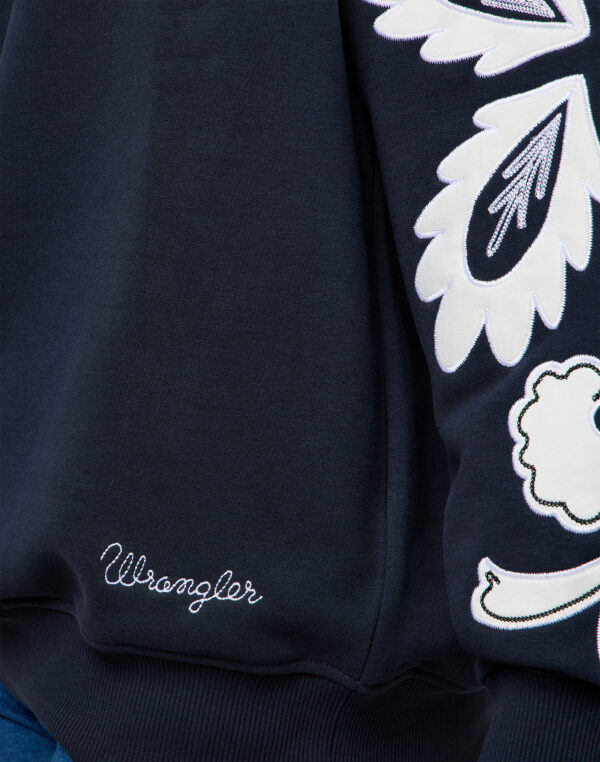 Aplique Sweatshirt - Donkerblauw - Afbeelding 4