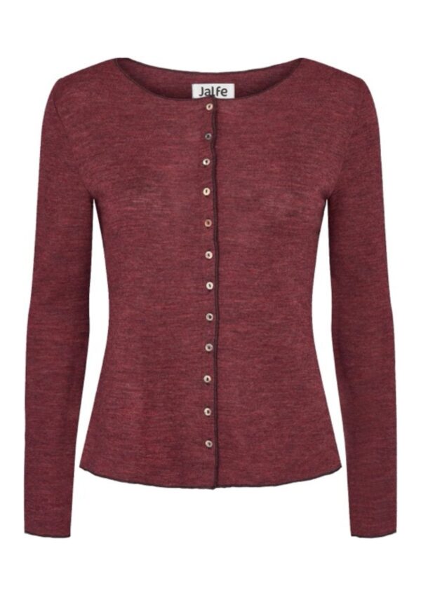 Cardigan Wool - plum