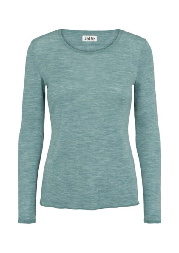 Shirt Wool  - Aqua Blauw