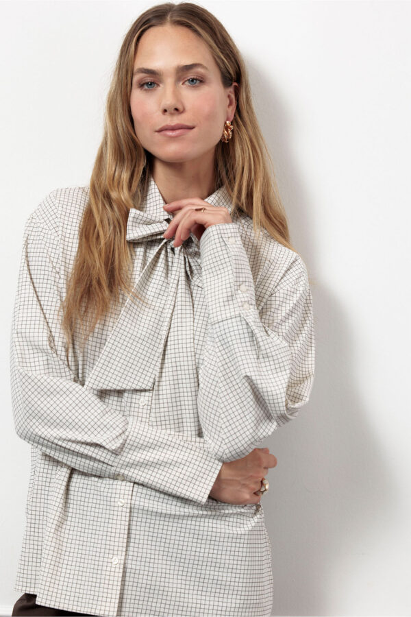 Hollis dot check blouse - Kit