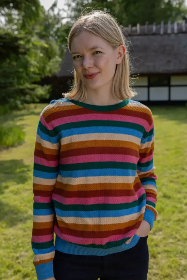 Danepearly Pearl Knit Sweater - Cocktail