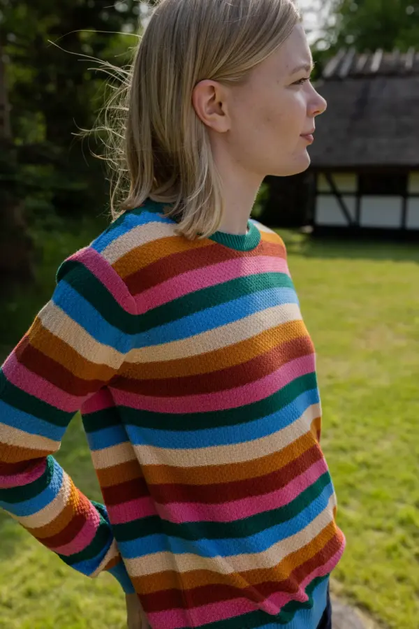 Danepearly Pearl Knit Sweater - Cocktail